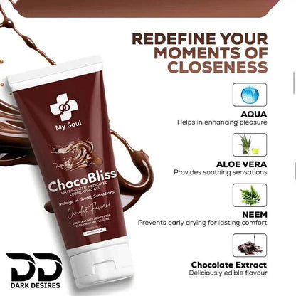 ChocoBliss – Edible Chocolate Tube for Couples | Water-Based Lubricant