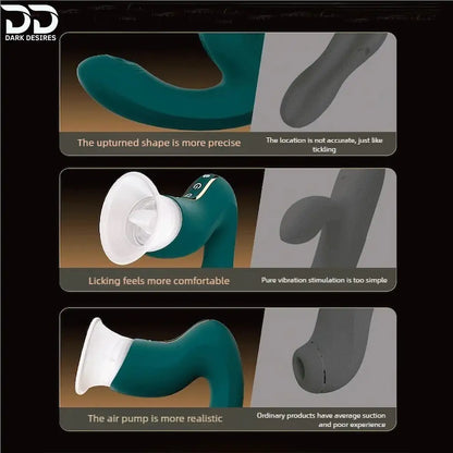 clitoral sucking vibrator with 10 modes by Darkdesires