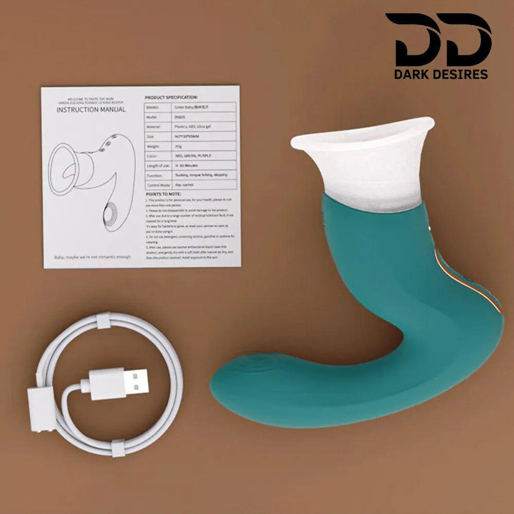 clitoral sucking vibrator with 10 modes by Darkdesires