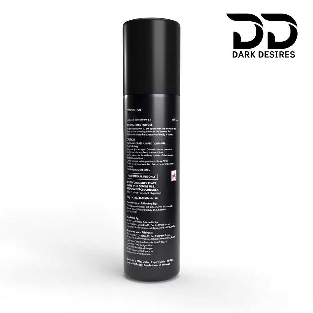 Extend delay spray for men for long lasting pleasure. Effective, fast absorbing, and easy to use for better stamina and performance black color sex toys in India by DarkDesires