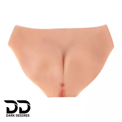 fake silicone vagina panty for crossdressers and hip shaping. Soft, realistic, and comfortable for regular underwear in India DarkDesires.in