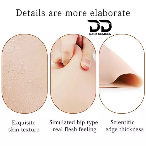fake silicone vagina panty for crossdressers and hip shaping. Soft, realistic, and comfortable for regular underwear in India DarkDesires.in