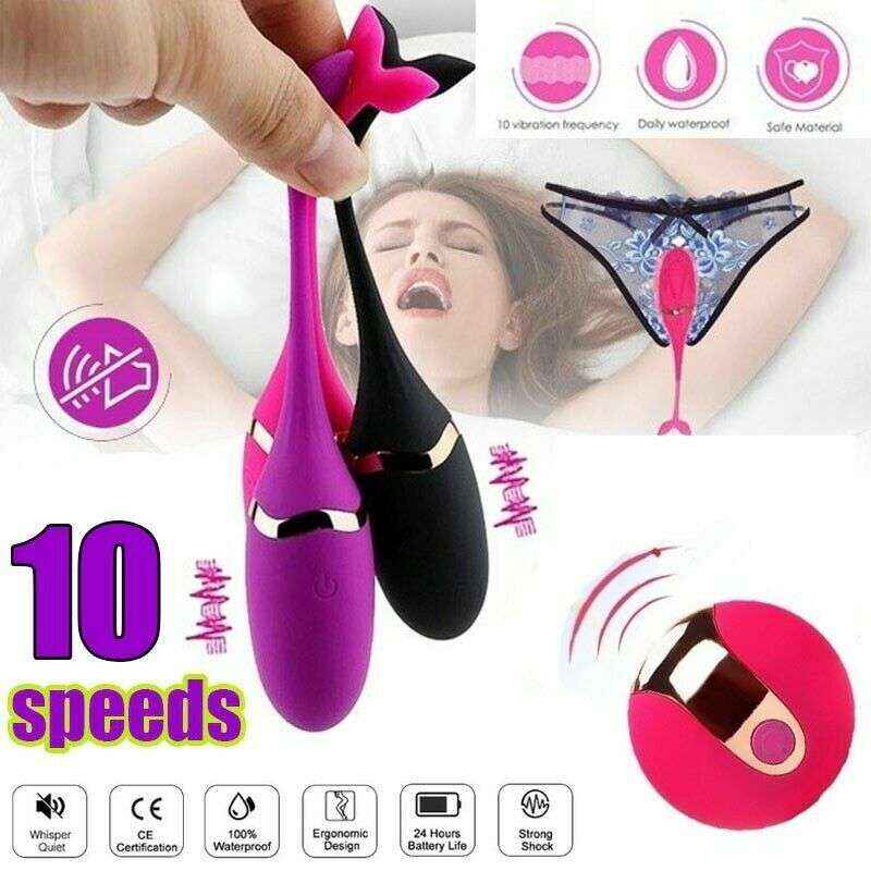 Wireless Egg Vibrator with Remote – Fish Shape Silicone Toy