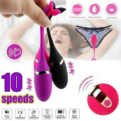 Wireless Egg Vibrator with Remote – Fish Shape Silicone Toy