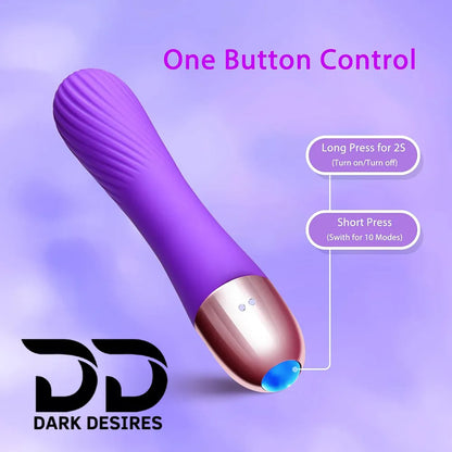 Premium silicone G-spot vibrator for women