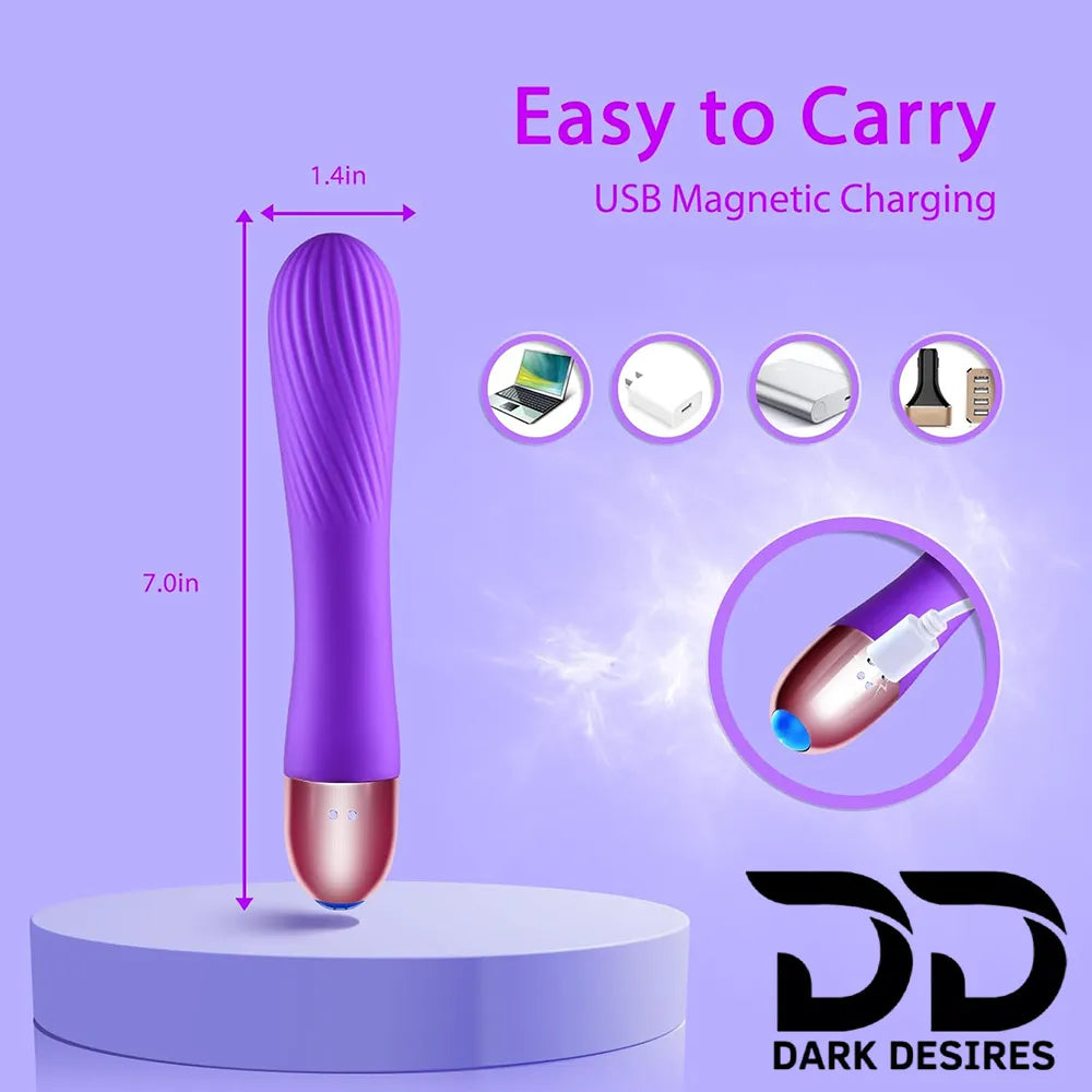 Premium silicone G-spot vibrator for women