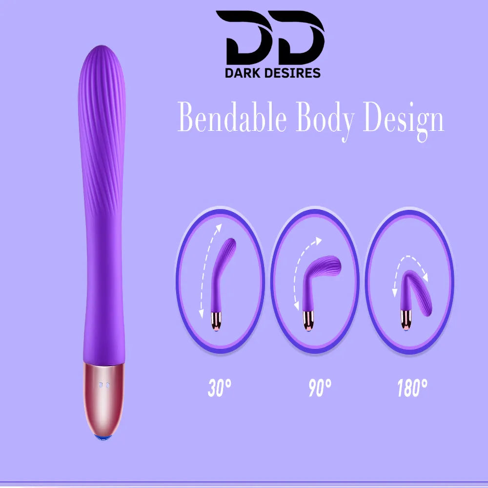 Premium silicone G-spot vibrator for women