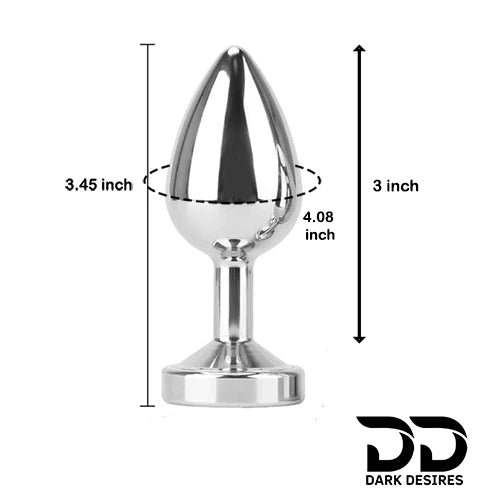LED stainless steel anal plug in India By Darkdesires