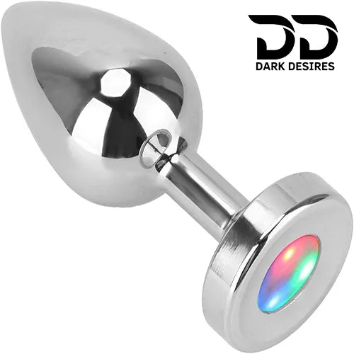 LED stainless steel anal plug in India By Darkdesires