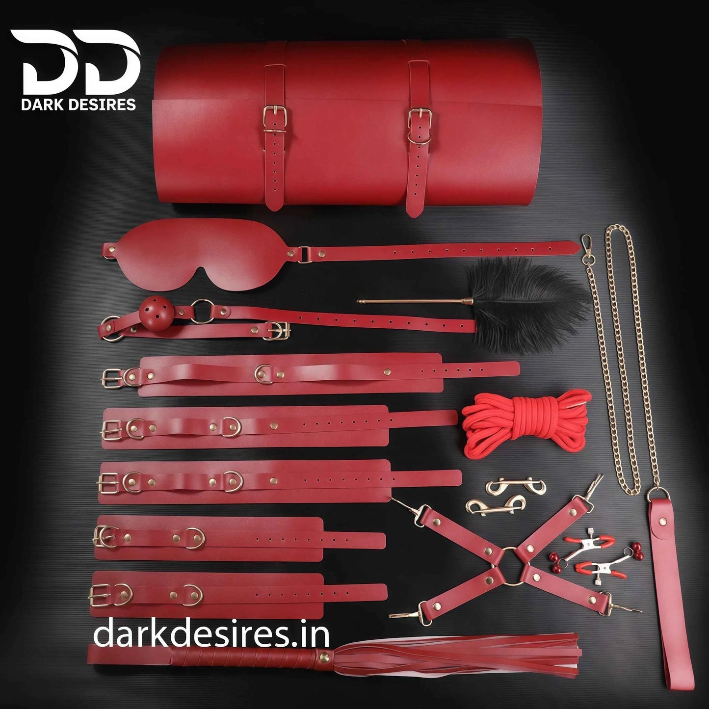Premium BDSM Bondage Set (15 Pieces) for Couples