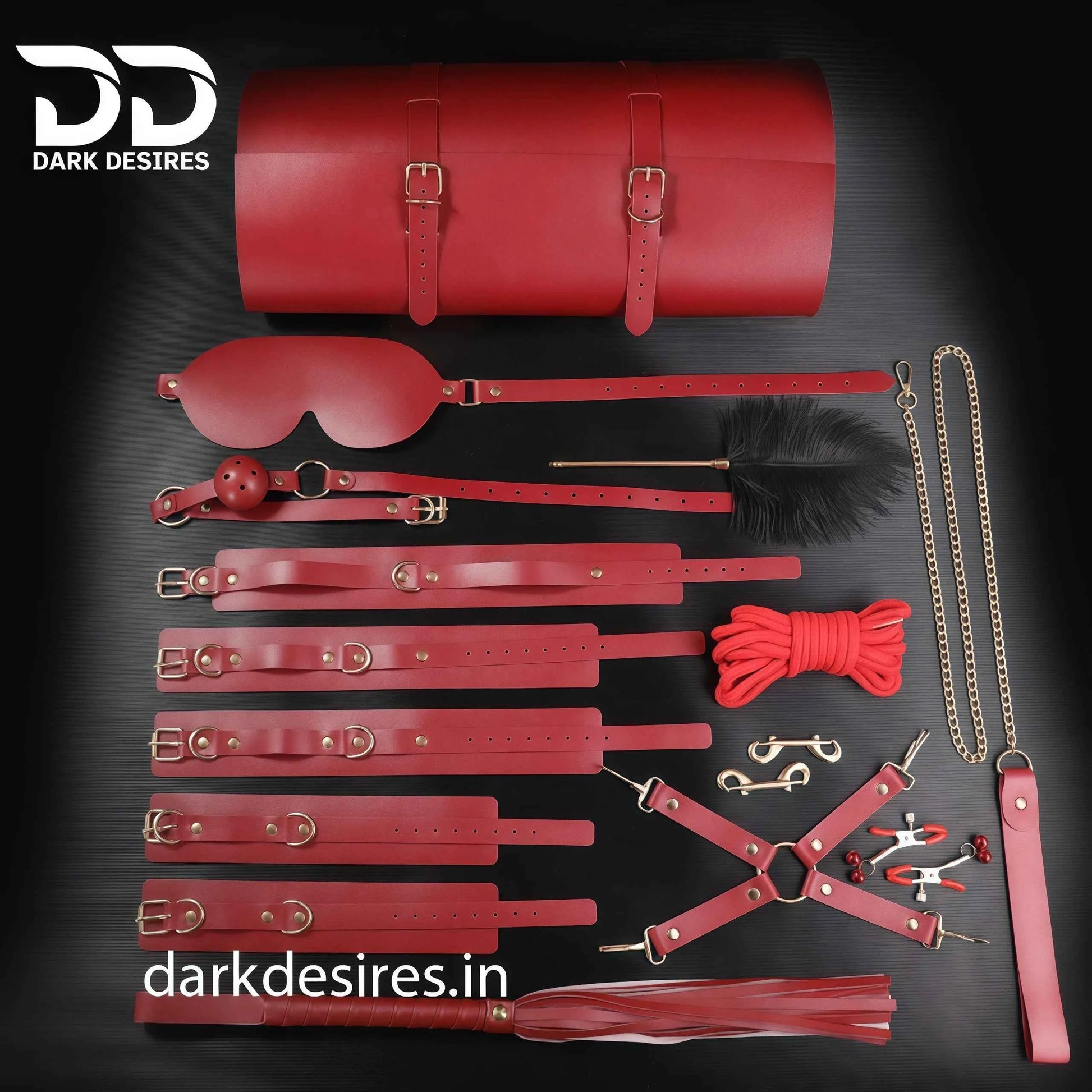 Premium BDSM Bondage Set (15 Pieces) for Couples