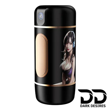 male silicone masturbator cup in India. Soft stroker sleeve with realistic feel and compact design darkdesires