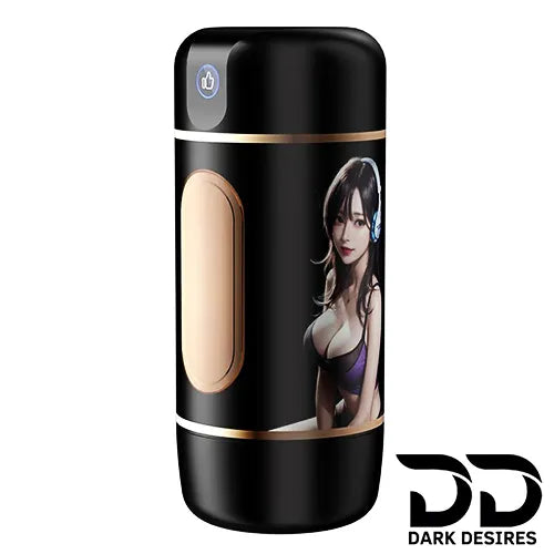 male silicone masturbator cup in India. Soft stroker sleeve with realistic feel and compact design darkdesires