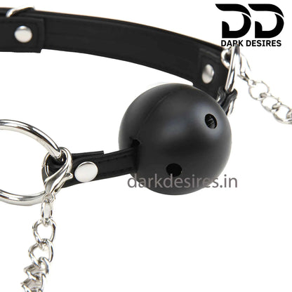 Luxury Nipple Clamps with Comfort Mouth Gag