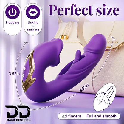 gspot flapping tongue clitoral vibrator india by Darkdesires