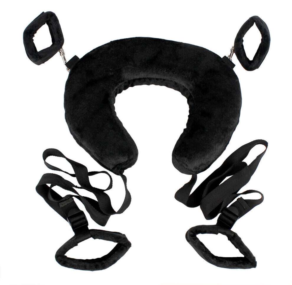 Soft pillow open leg Neck to Ankle Restraints For Women