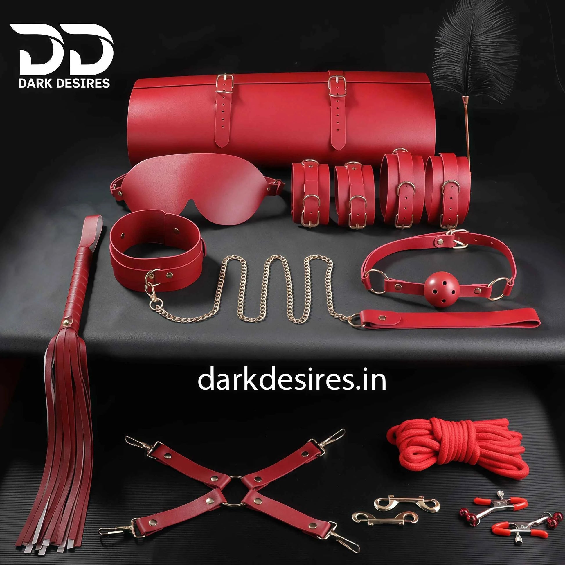Premium BDSM Bondage Set (15 Pieces) for Couples