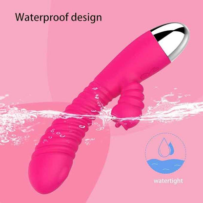 Premium Rabbit Vibrator with Clitoral Tongue Action