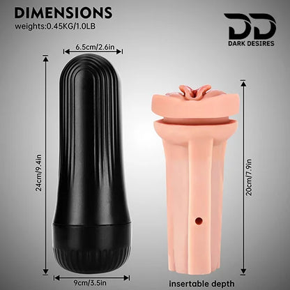 realistic vaginal masturbator cup for men. Soft, tight, and easy to clean pocket pussy design in India By DarkDesires.in