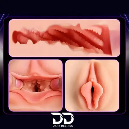 realistic vaginal masturbator cup for men. Soft, tight, and easy to clean pocket pussy design in India By DarkDesires.in
