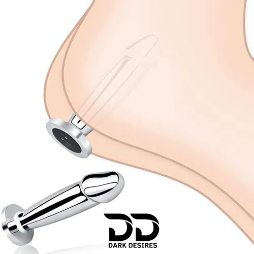 stainless steel vibrating butt plug in India by Darkdesires
