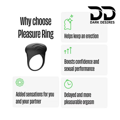 vibrating penis ring cock ring for men. Powerful, skin-friendly, and easy to use for enhanced performance and pleasure in India by DarkDesires.in