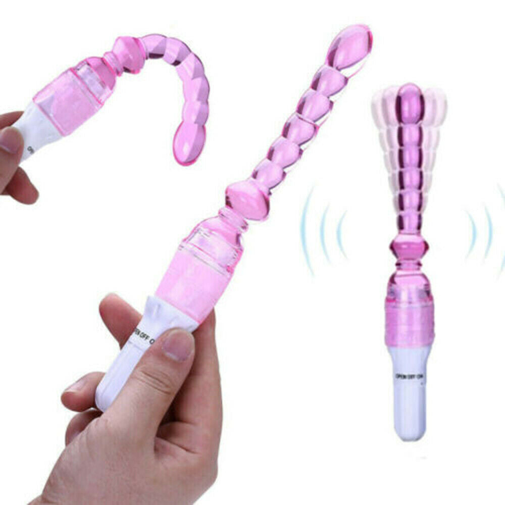 JELLY VIBRATOR  LONG ANAL BEADS