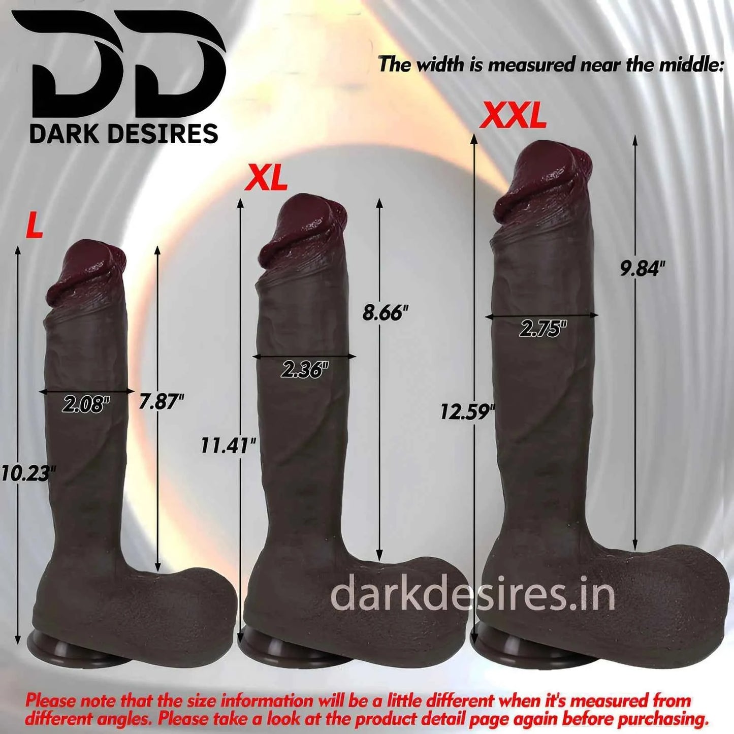 12 Inch Black Extra Long Huge Realistic Dildo - XL Size